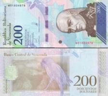 200 Bolívares Venezuela 2018, P107 UNC - Kliknutím na obrázok zatvorte -